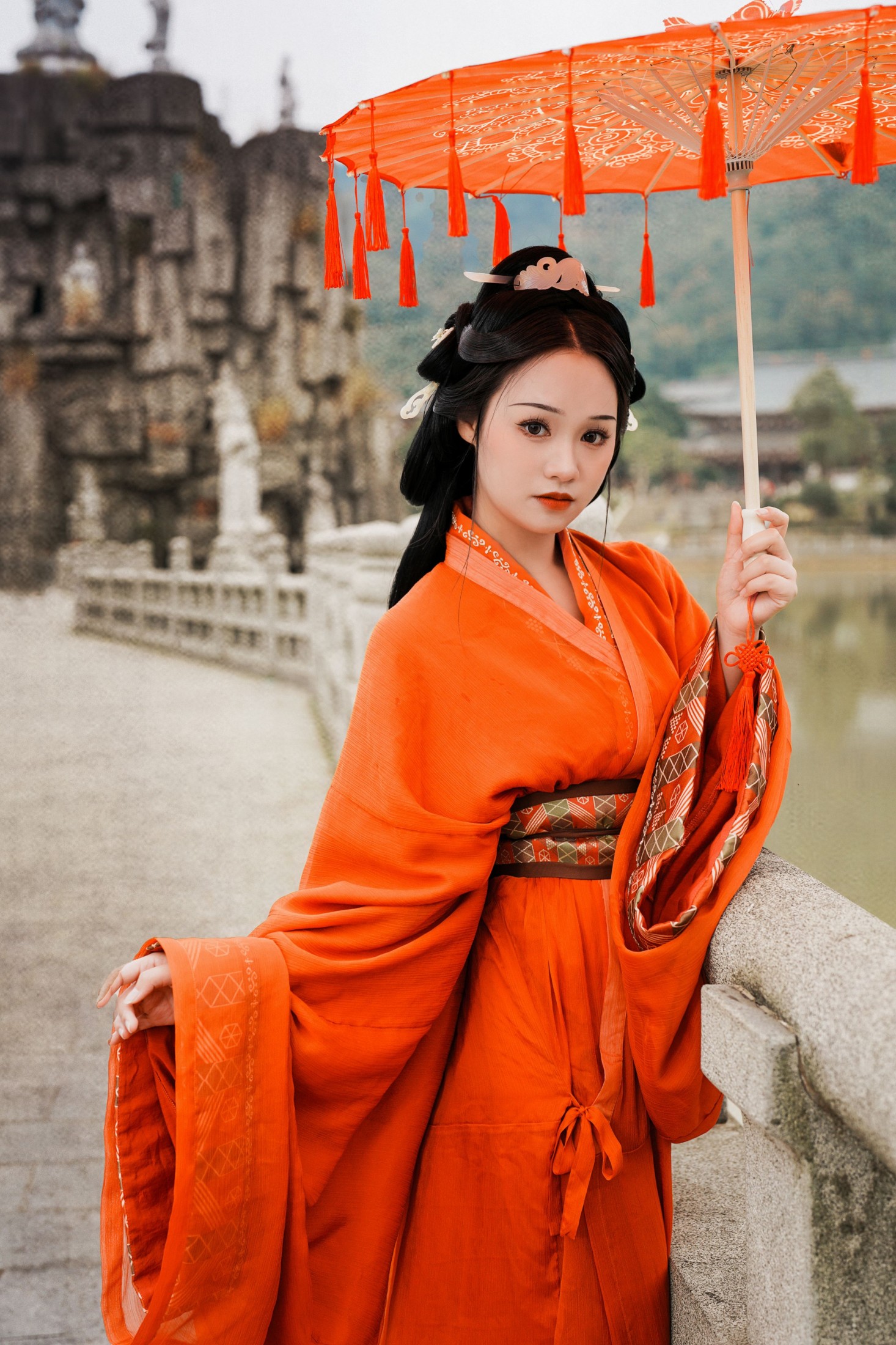 泱泱泱呀 – 《古风人像拍摄-万佛寺-泱泱》[31P]