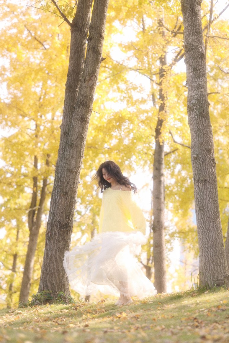 《秋日温柔限定秋日浪漫一大半是银杏给的》[29P]